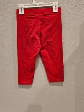 EUC Mini Boden Girls Red Capris Size 9/10